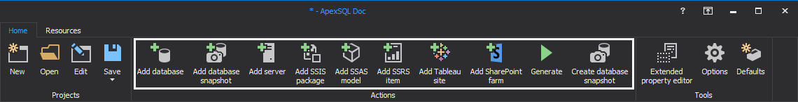 SSIS, SSRS, SSAS can be documented with the SQL Database documentation tool 