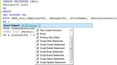 sql statement