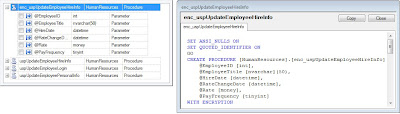 SQL complete - Code structure viewer