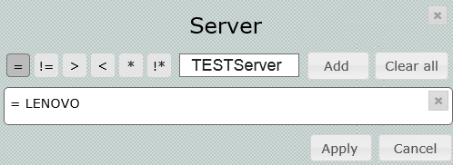 test server