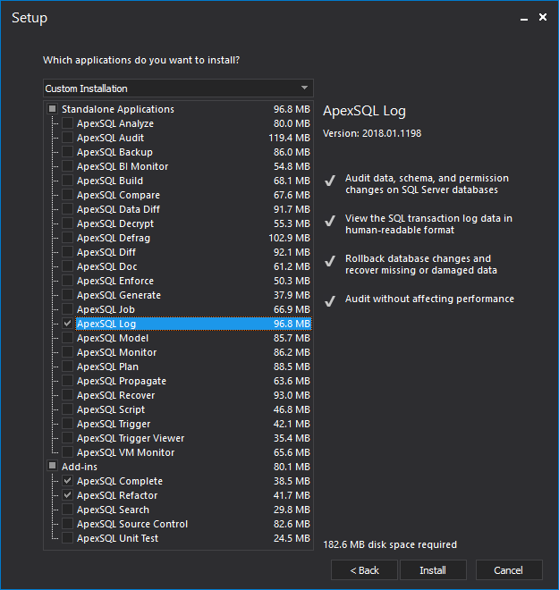 apex sql recover activation key