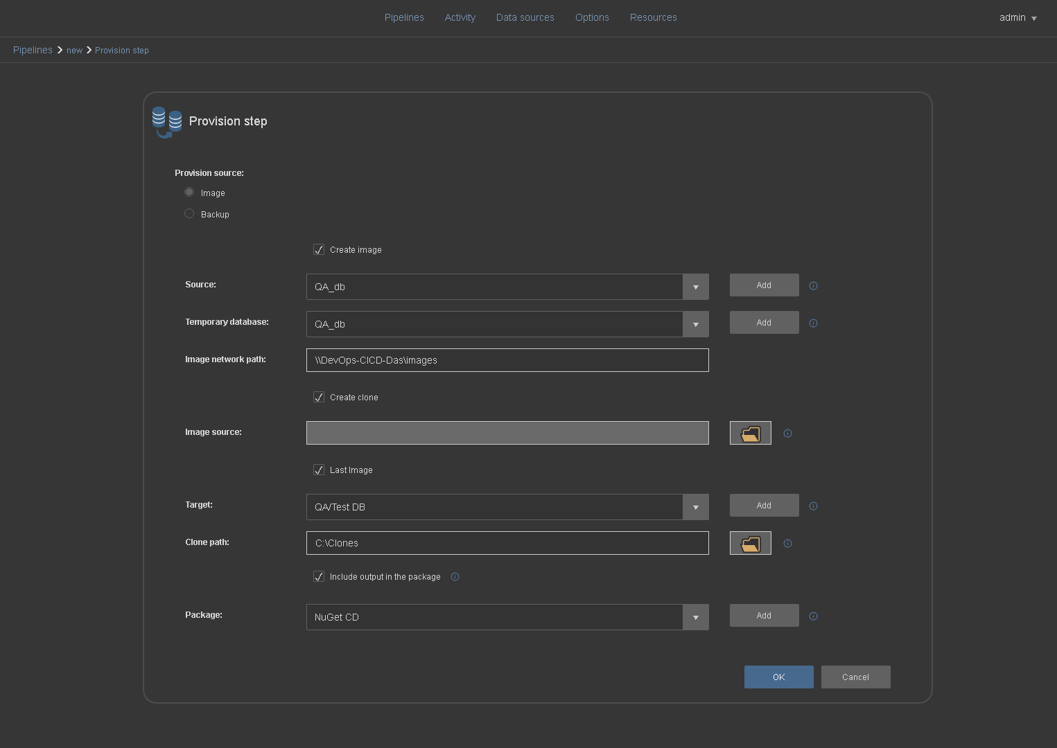 ApexSQL DevOps toolkit - Provision step with PSDatabaseClone