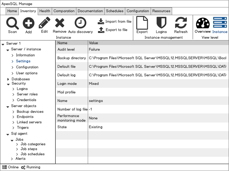 SQL Server management - Server instance discovery and inventory