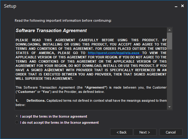 Software Transaction Agreement  